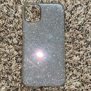 Silver Glitter IPhone 11 Case